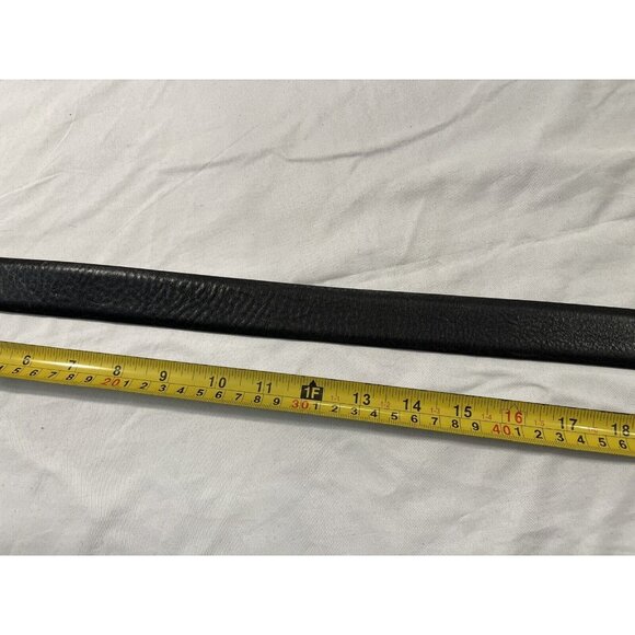Men's Kirkland Italian Full-Grain Leather Belt Black Sz 40 EUC - Picture 3 of 10